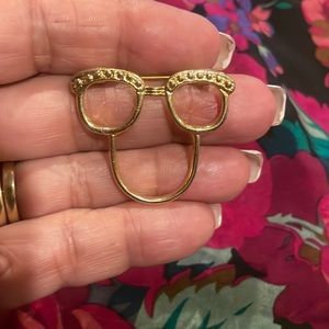 Vintage Eyeglass/Sunglass Holder Brooch